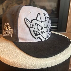 47 Brand Kelowna Rockets With Embroidered Dragon Logo Black & White